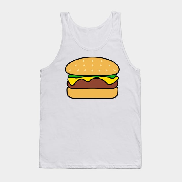 Burger design Tank Top by McNutt